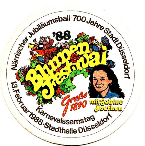 dsseldorf d-nw schlsser rotring 4b (rund215-blumen festival 1988) 